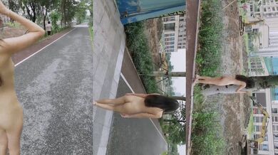 漂亮眼镜妹子露出